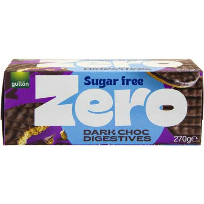 Gullon Zeroh Sugar Free Dark Chocolate Digestives 270G - World Food Shop