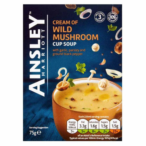 Ainsley Harriott Cream Of Wild Mushroom Cup 75G - World Food Shop