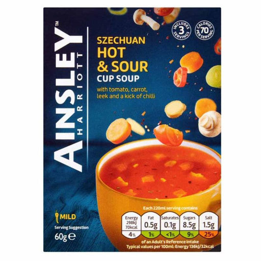 Ainsley Harriott Szechuan Hot & Sour Cup Soup 60G - World Food Shop