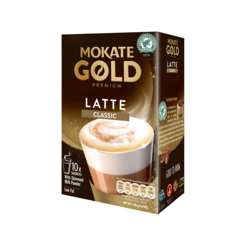 Mokate Gold Premium Latte 10 Pack (140G)