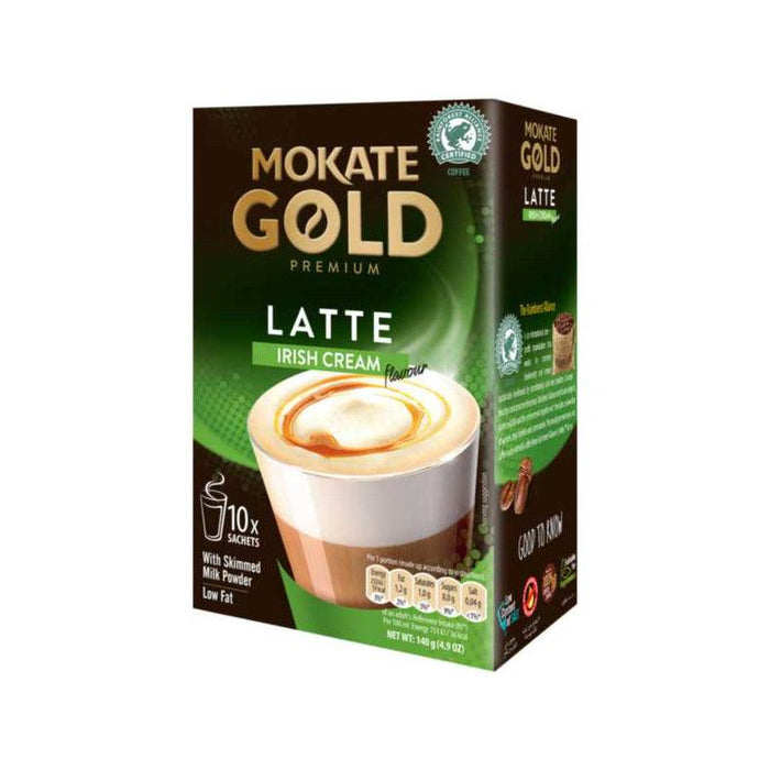 Mokate Gold Premium Irish Latte 10 Pack 140G - World Food Shop