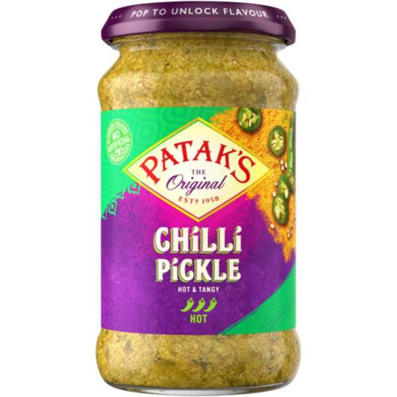 Pataks Chilli Pickle (Hot) Jar 283G