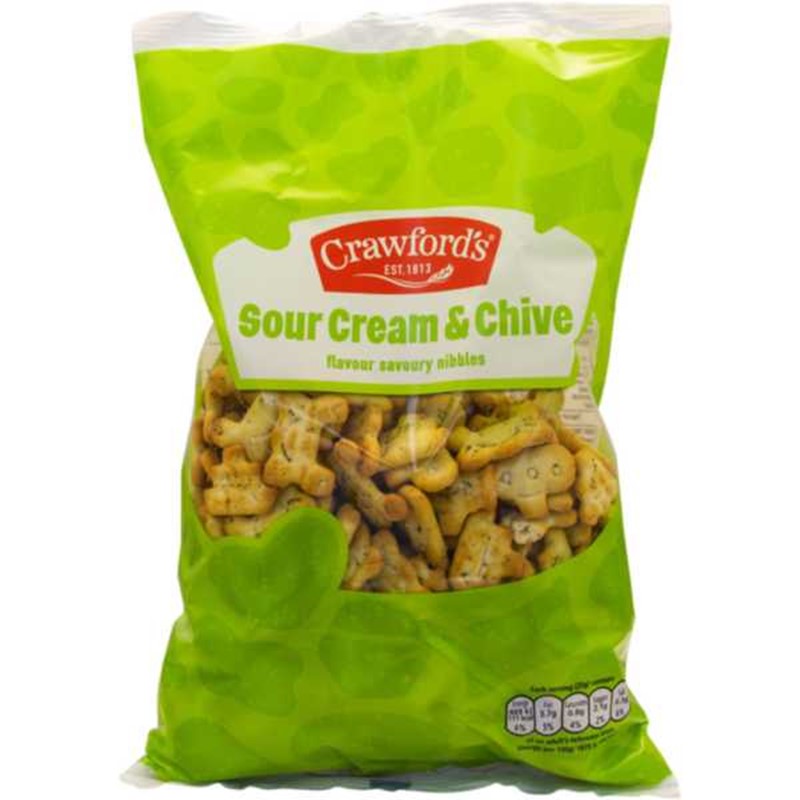 Crawford's Sour Cream & Chive Savouries 200G
