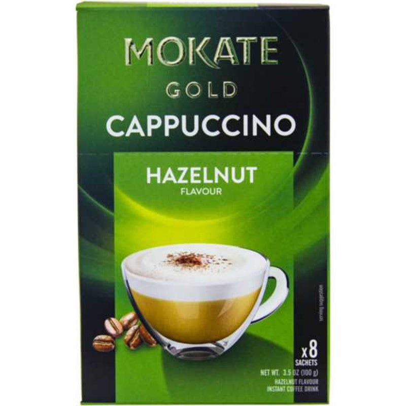 Mokate Gold Hazelnut Cappuccino 8 Pack (100G)