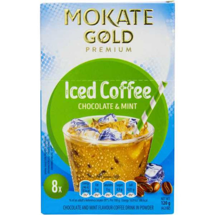 Mokate Mint & Chocolate Iced Coffee 8 Pack (120G)