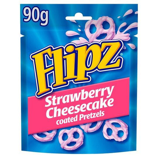 Flipz Strawberry Cheesecake Pretzels 90G - World Food Shop