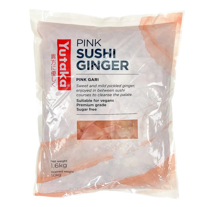 Yutaka Sushi Ginger Pink 1.6KG