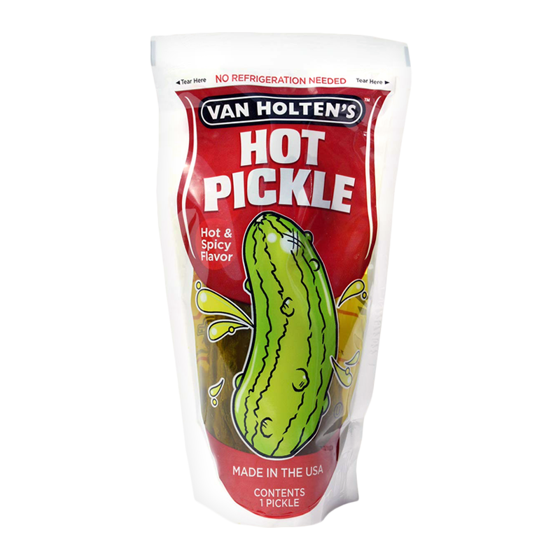 Van Holtens Large Pickle - Hot & Spicy