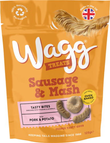 Wagg Dog Treats Sausage & Mash 125G