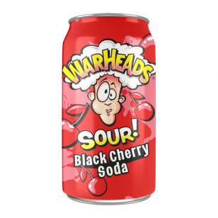 Warheads SOUR Black Cherry Soda 355ML